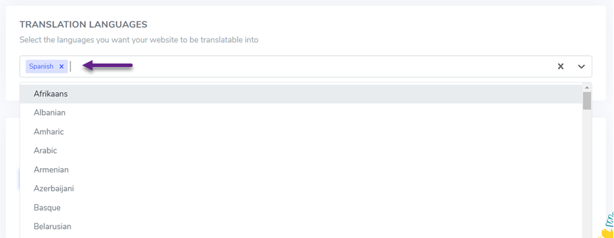 Como implementar a tradução do espanhol em um site Wix